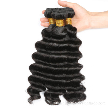 Wholesale factory cheap price brazilian loose deep virgin hair bundles 100% human hair loose deep wave hair